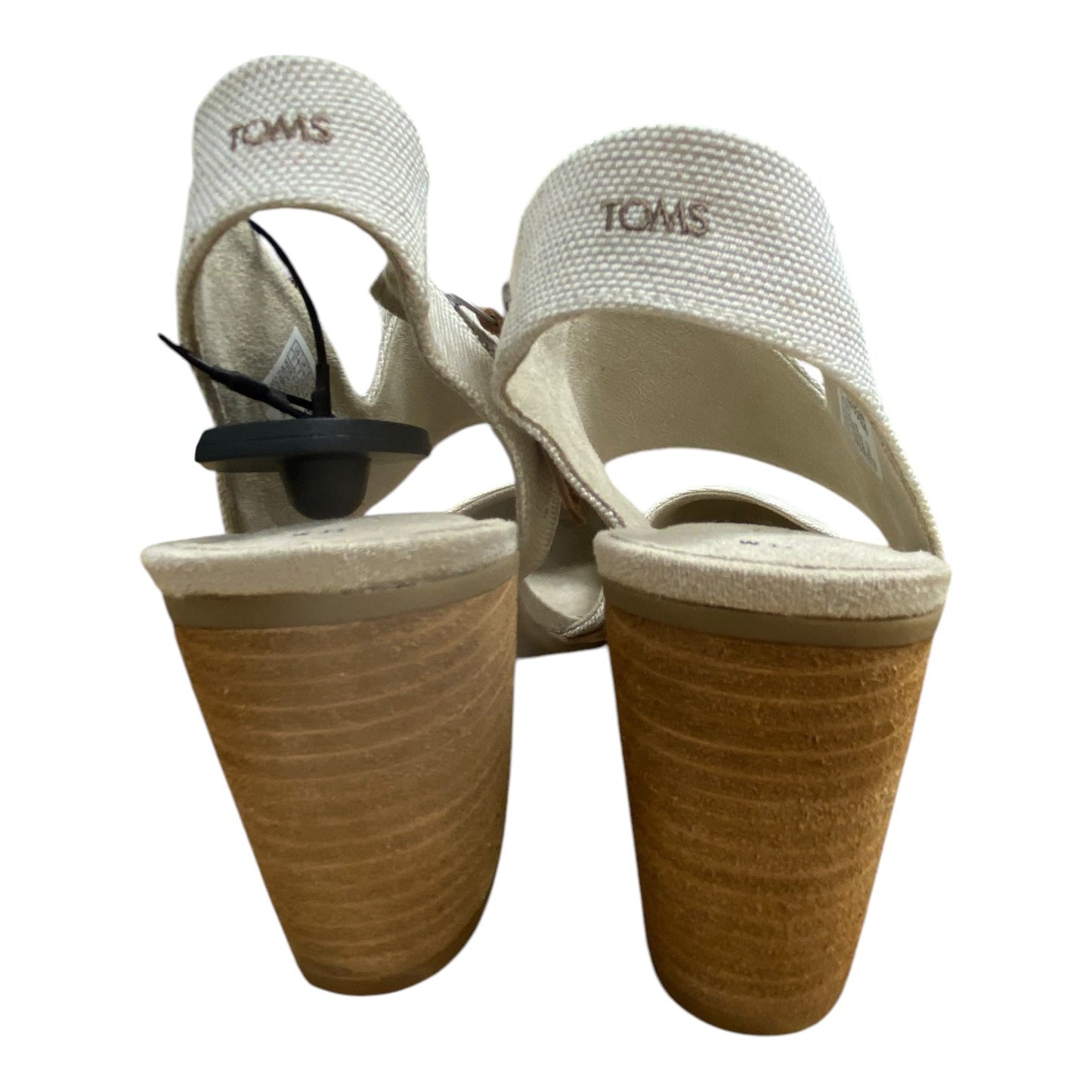 Shoes Heels Block By Toms In Beige, Size: 11