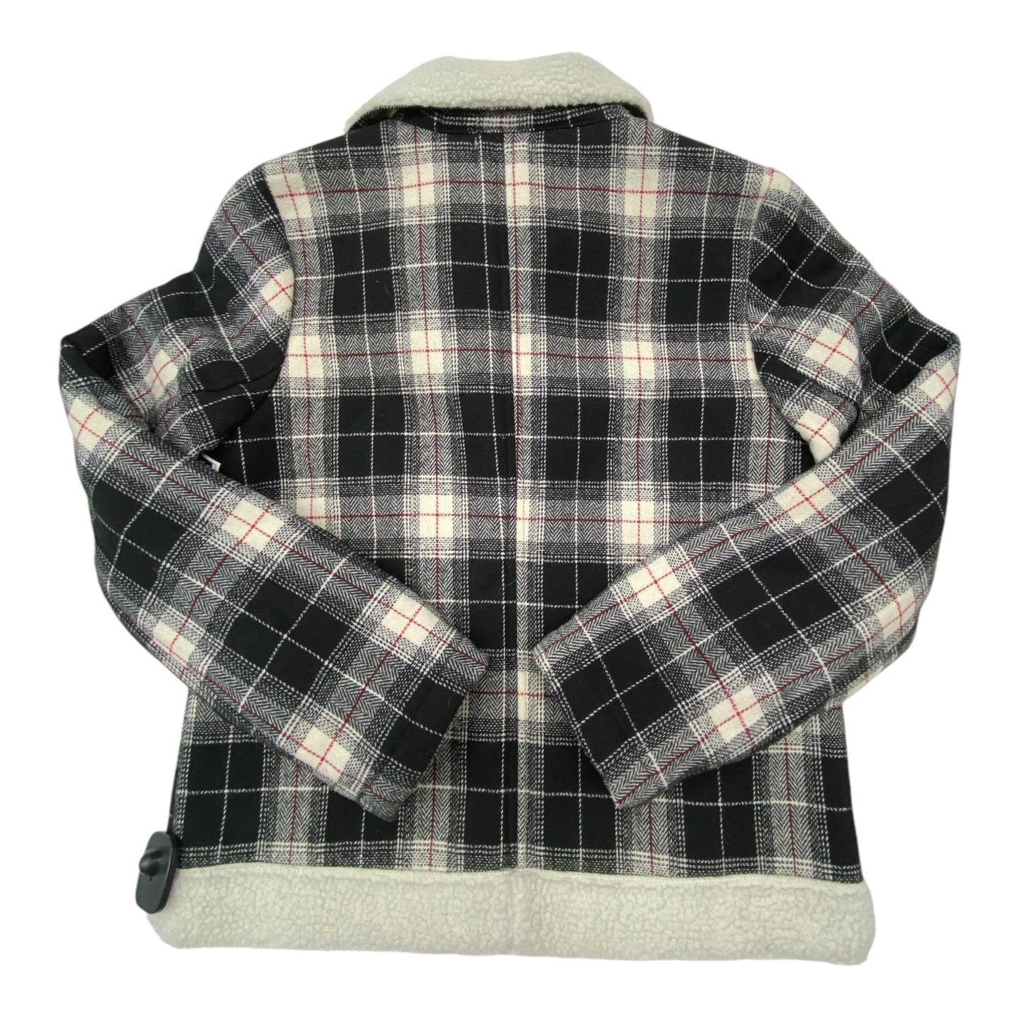 Jacket Faux Fur & Sherpa By Sonoma In Plaid Pattern, Size: M