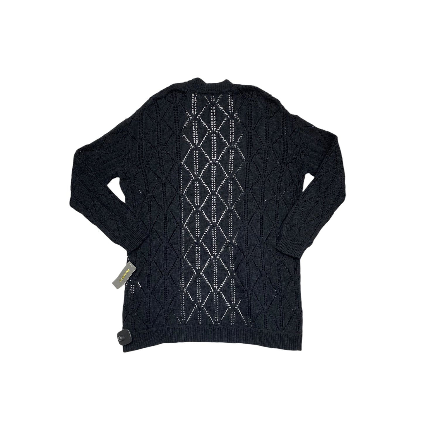 Sweater Cardigan By Style And Company In Black, Size: S