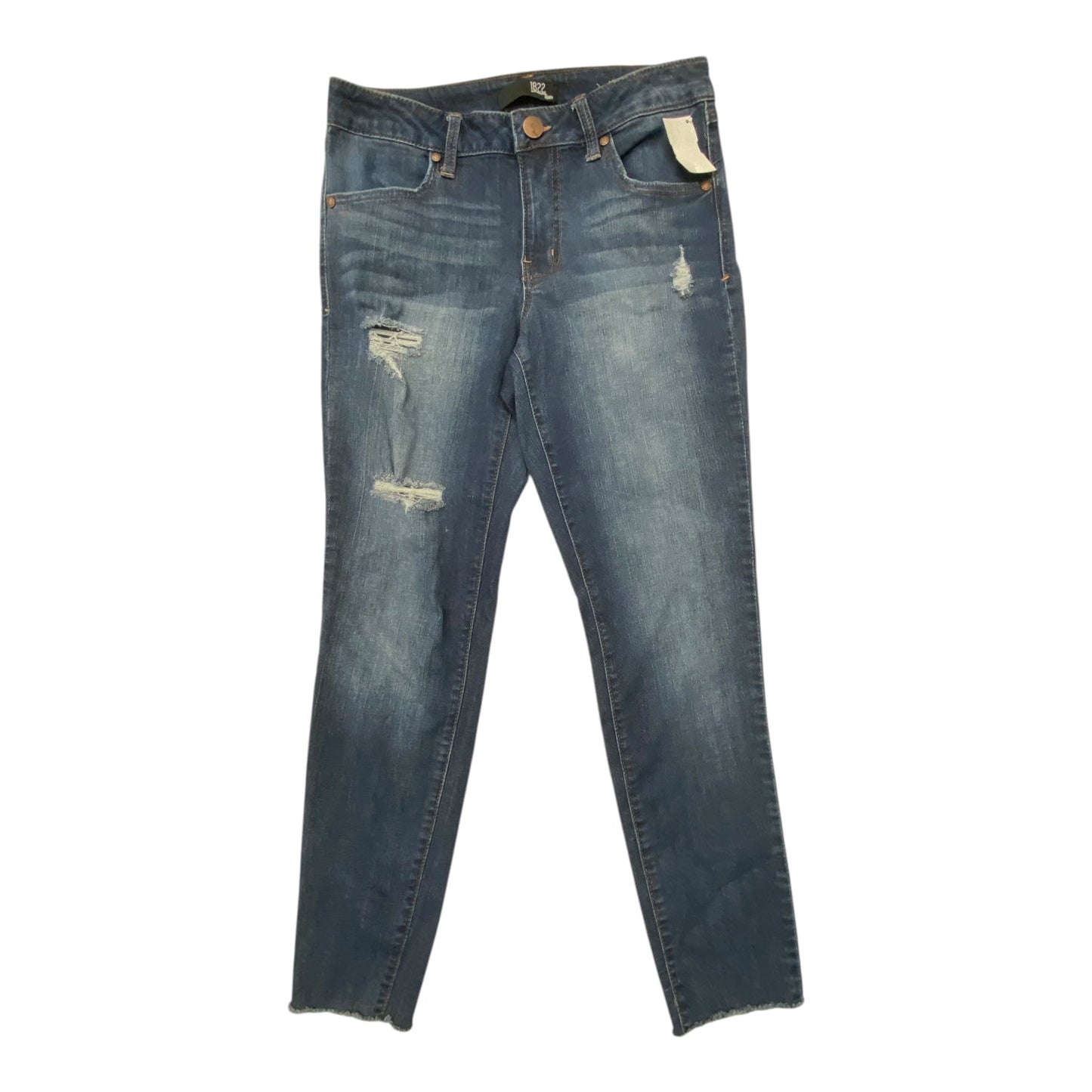 Jeans Straight By 1822 Denim In Blue Denim, Size: 8