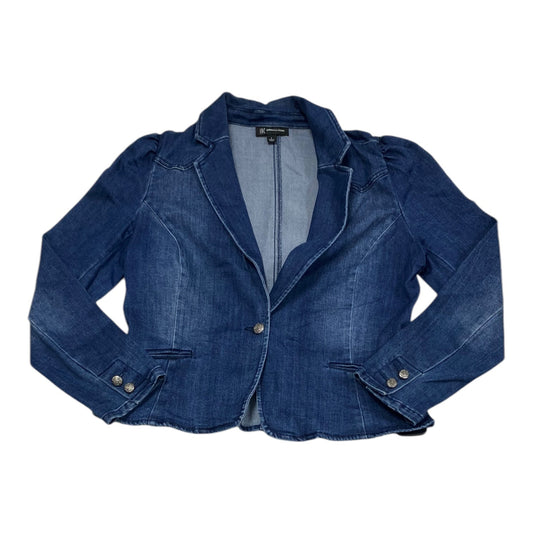 Blazer By Inc In Blue Denim, Size: L