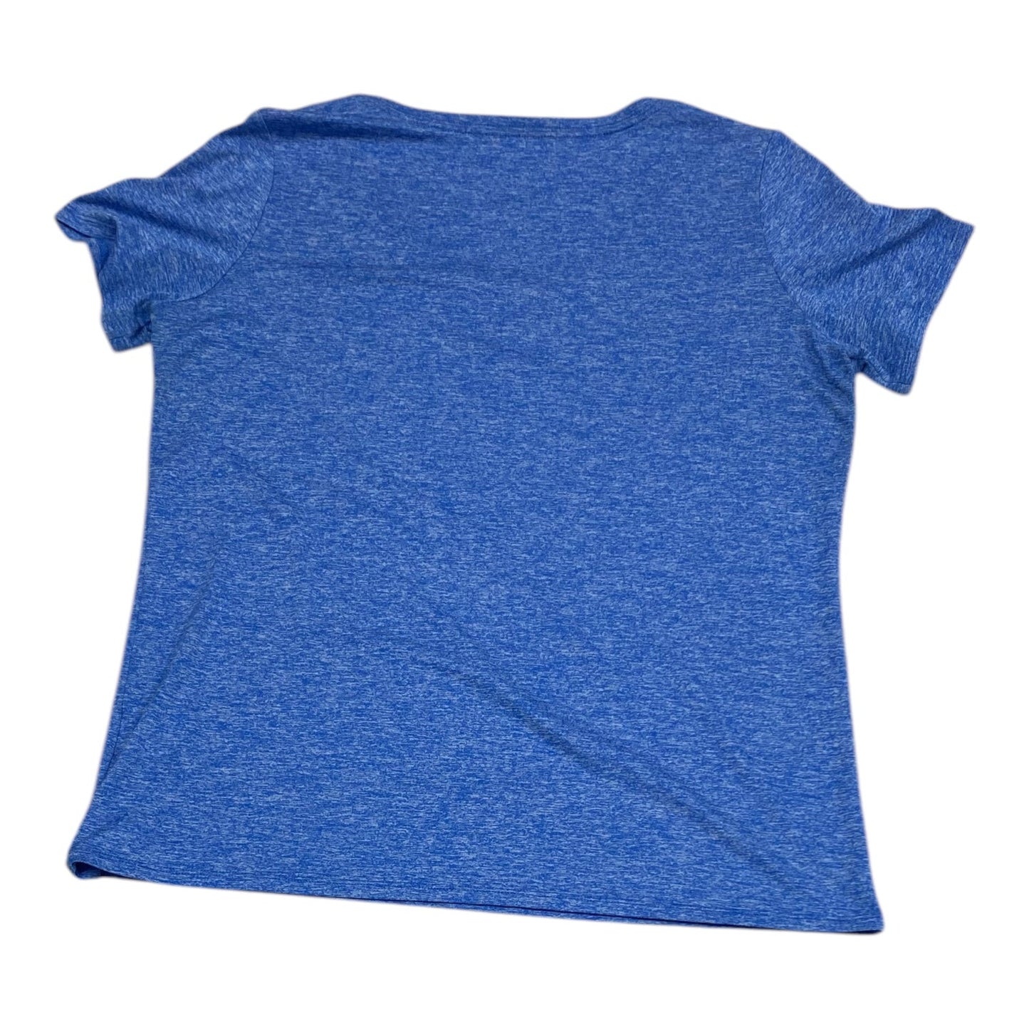 Athletic Top Short Sleeve By Nike In Blue, Size: L