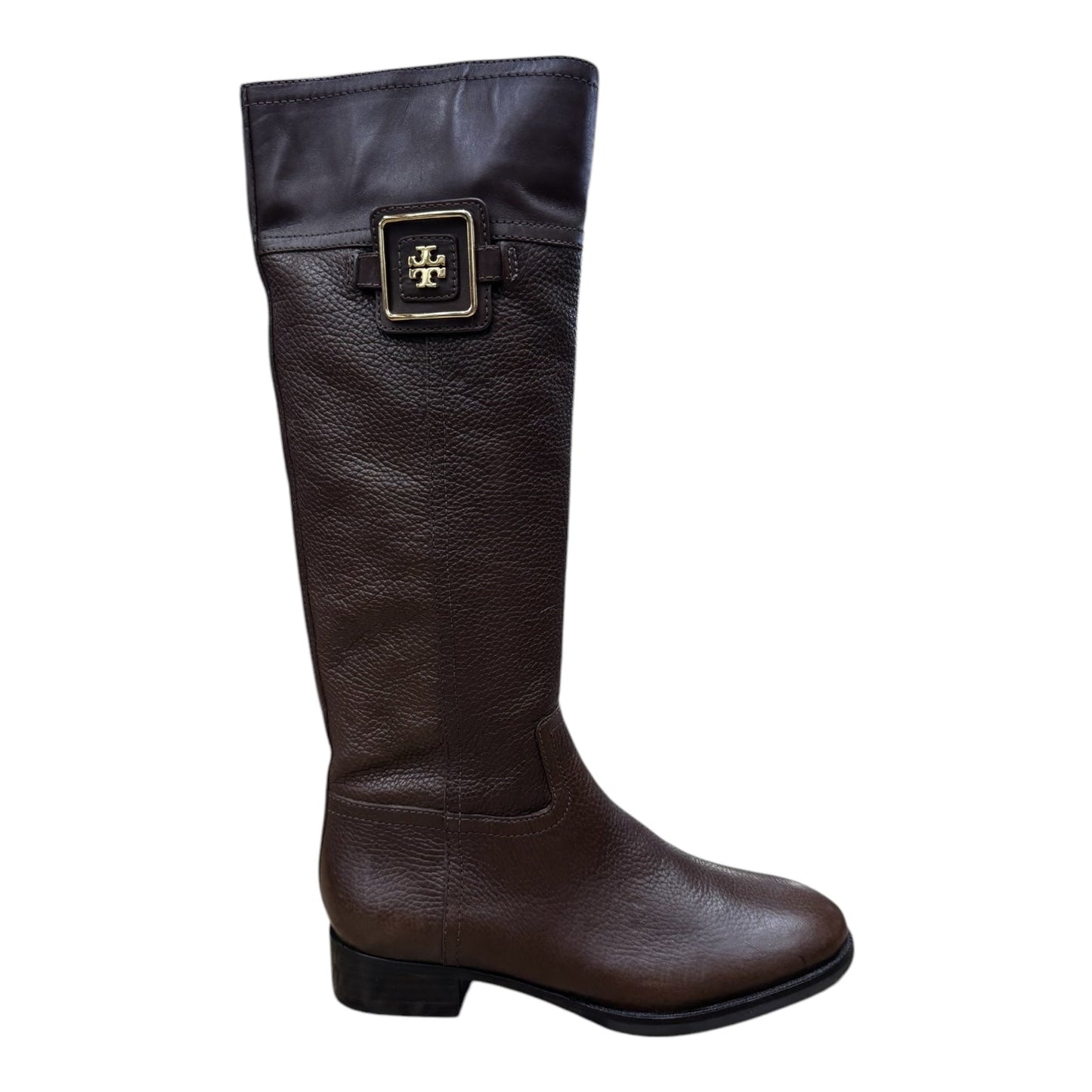 Boots Designer By Tory Burch In Brown, Size: 8