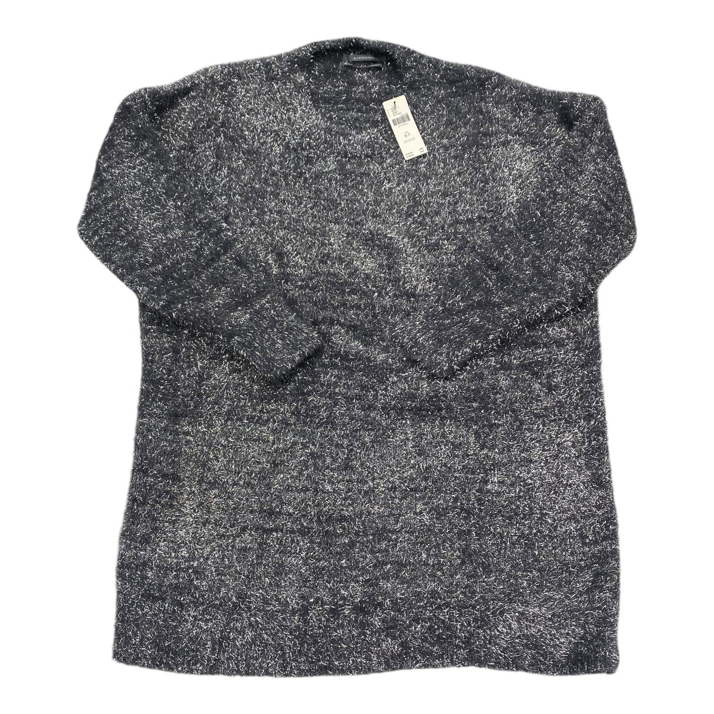 Sweater By Anthropologie In Silver, Size: Mp