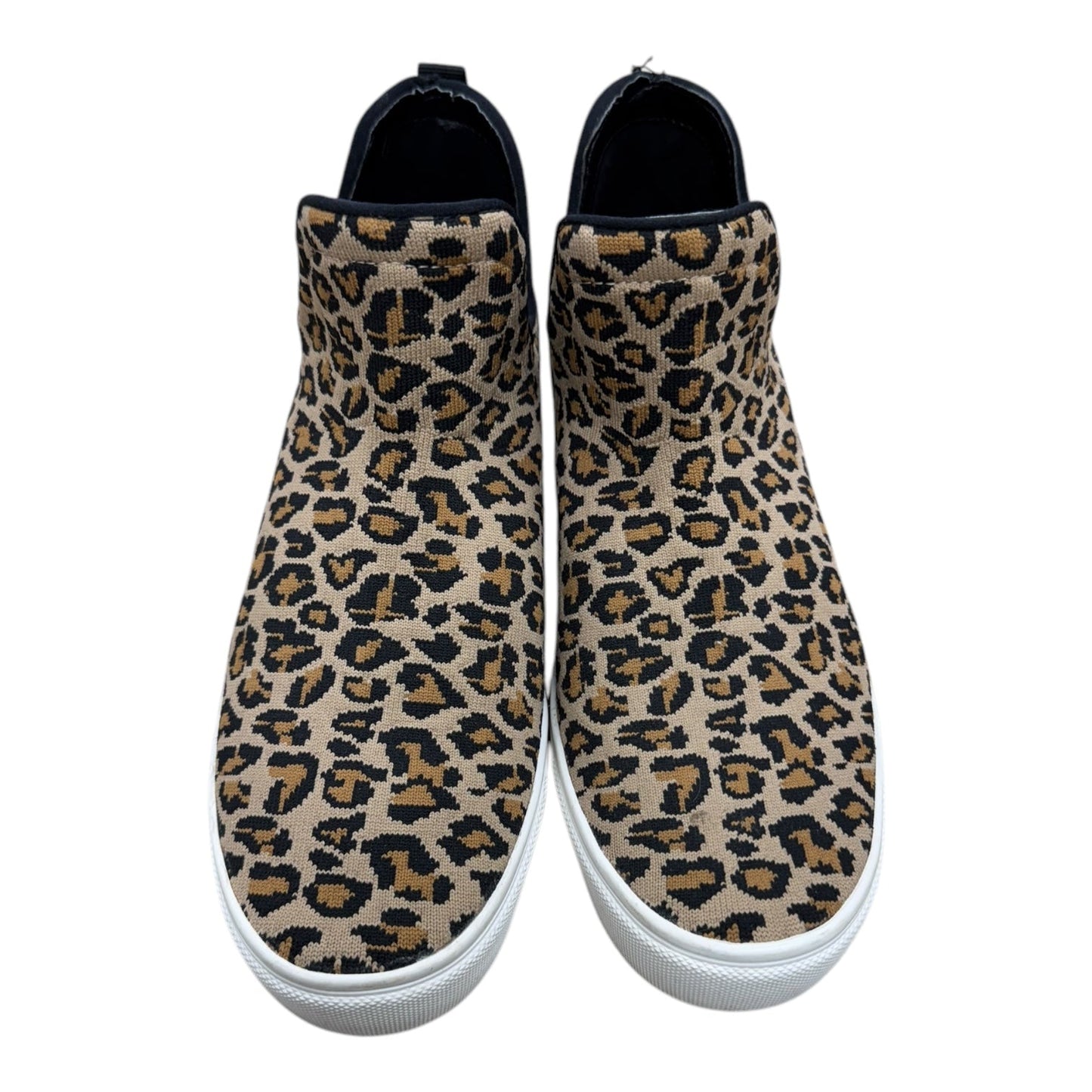 Boots Ankle Flats By Steve Madden In Animal Print, Size: 8