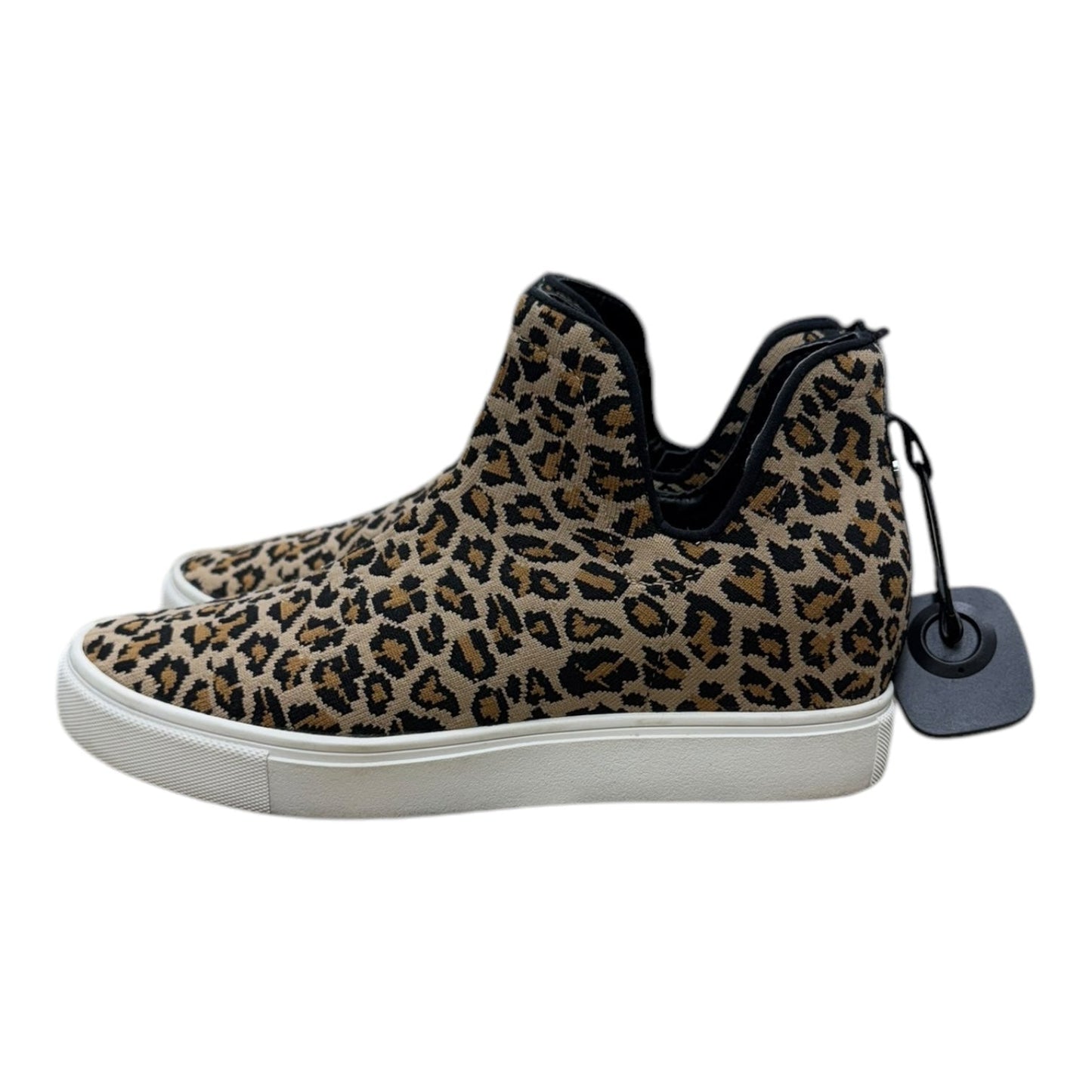 Boots Ankle Flats By Steve Madden In Animal Print, Size: 8