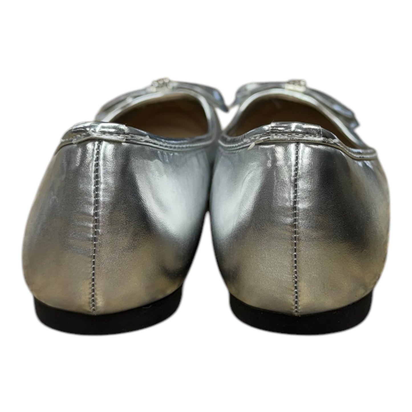 Shoes Flats By BEAUTIES In Silver, Size: 8