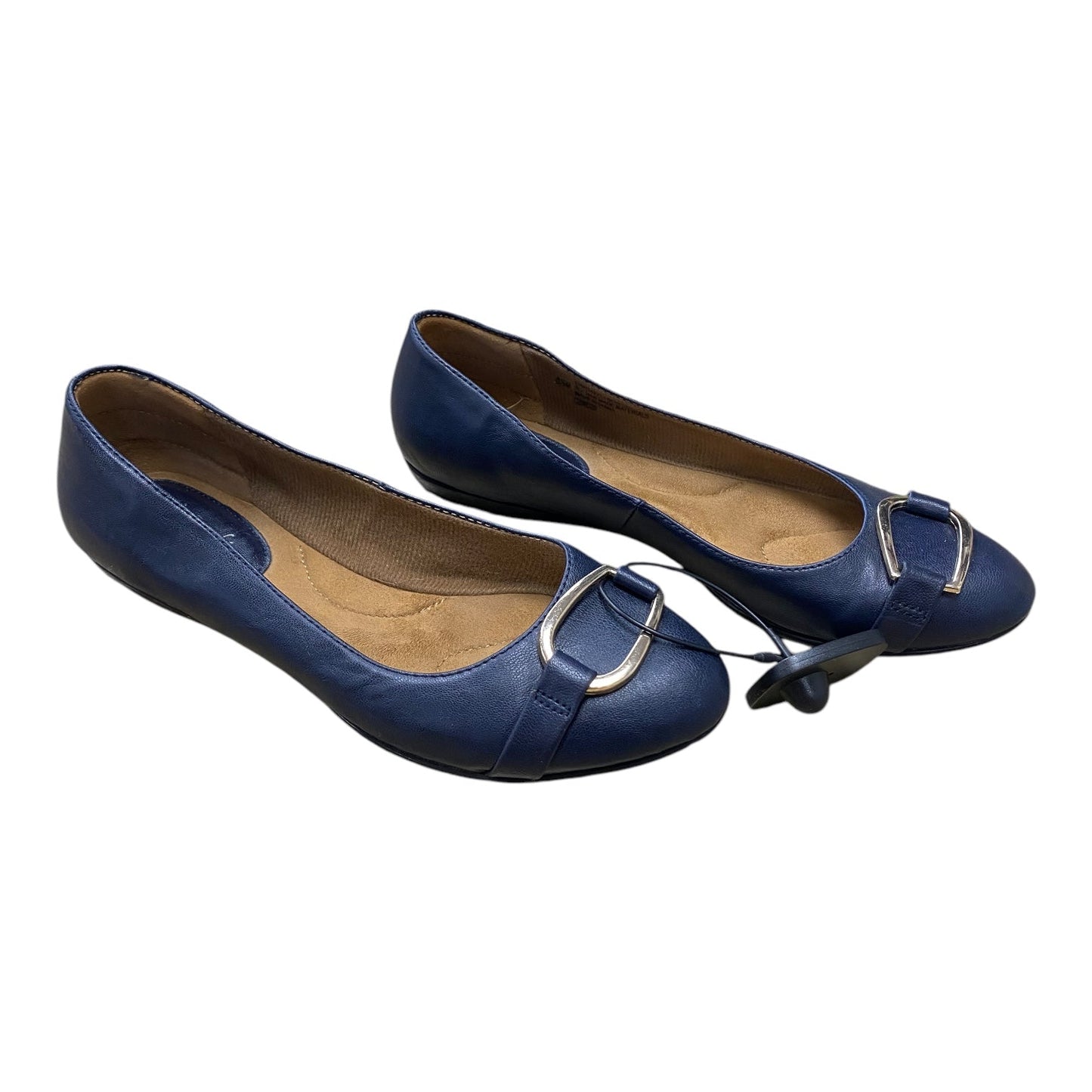 Shoes Flats By Sofft In Navy, Size: 8.5