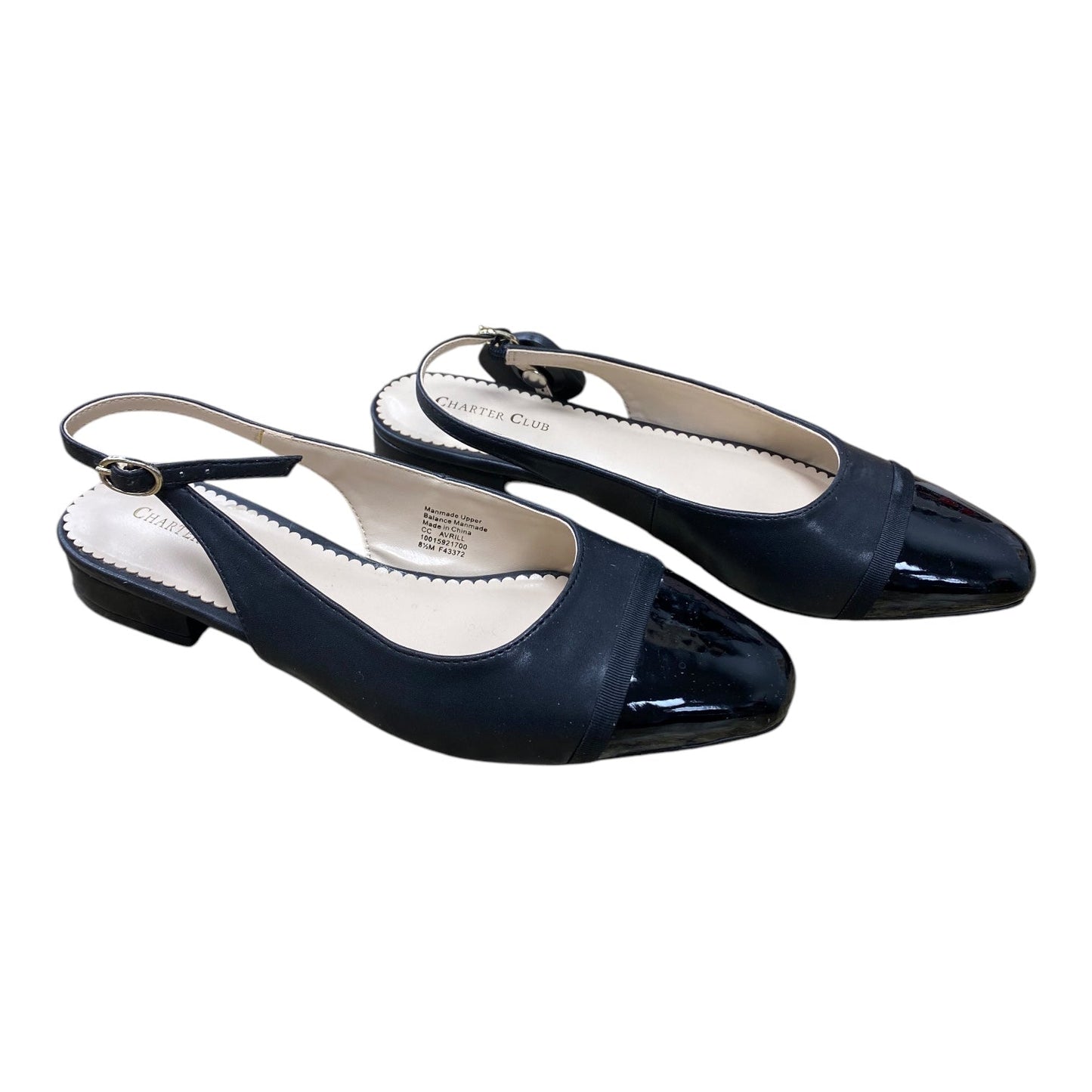 Shoes Flats By Charter Club In Black, Size: 8.5