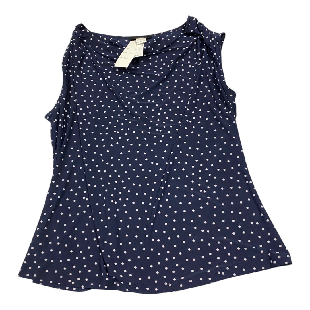 Top Sleeveless By Jennie And Marlis In Navy, Size: Xl