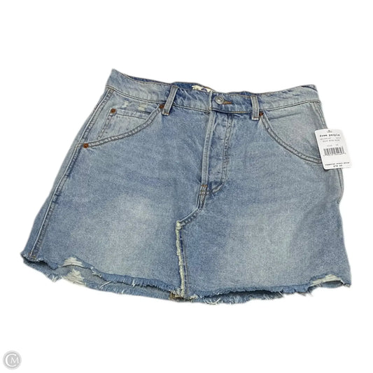 Skirt Mini & Short By We The Free In Blue Denim, Size: 8