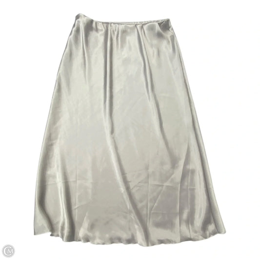 Skirt Maxi By Express In Silver, Size: S