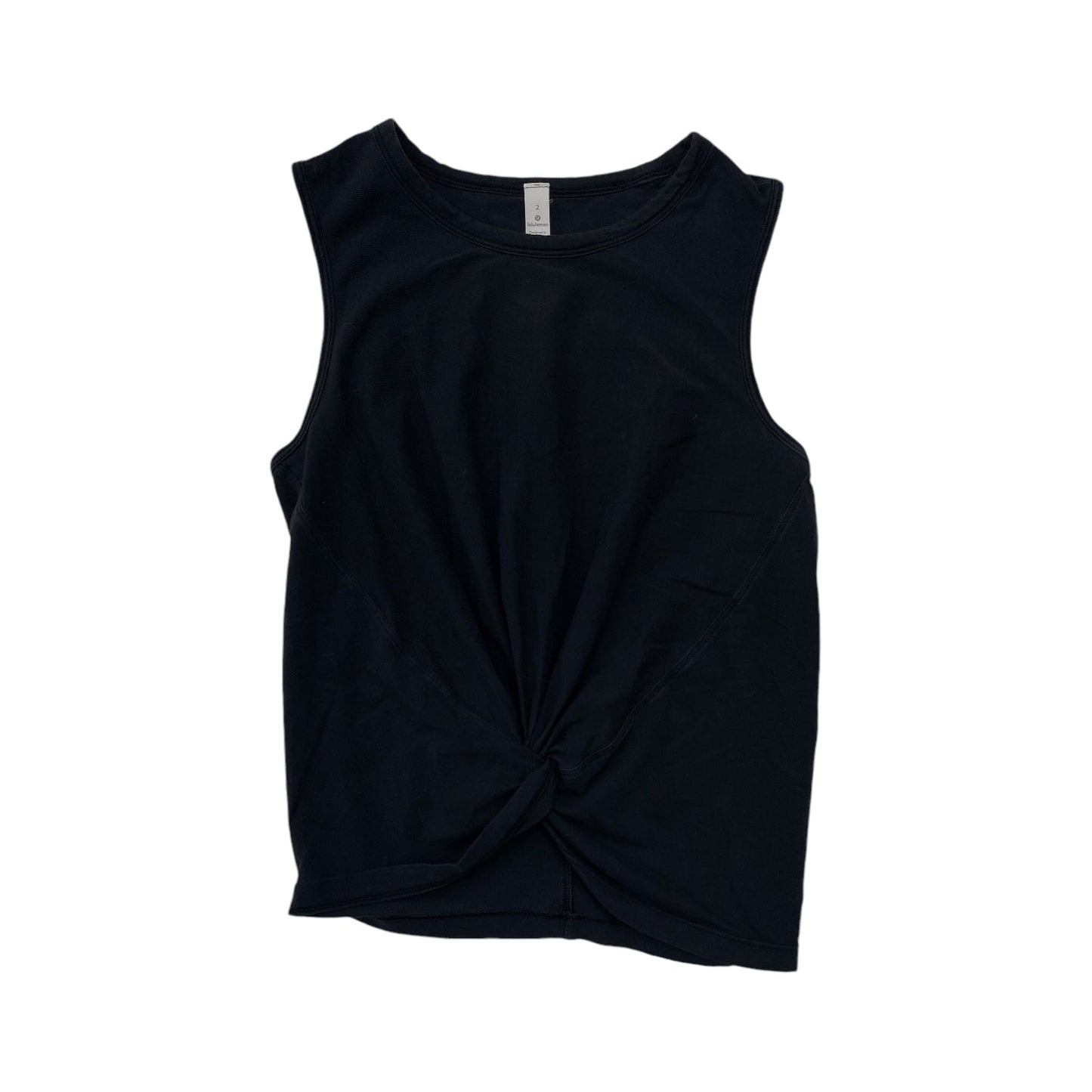 Athletic Tank Top By Lululemon In Black, Size: 2