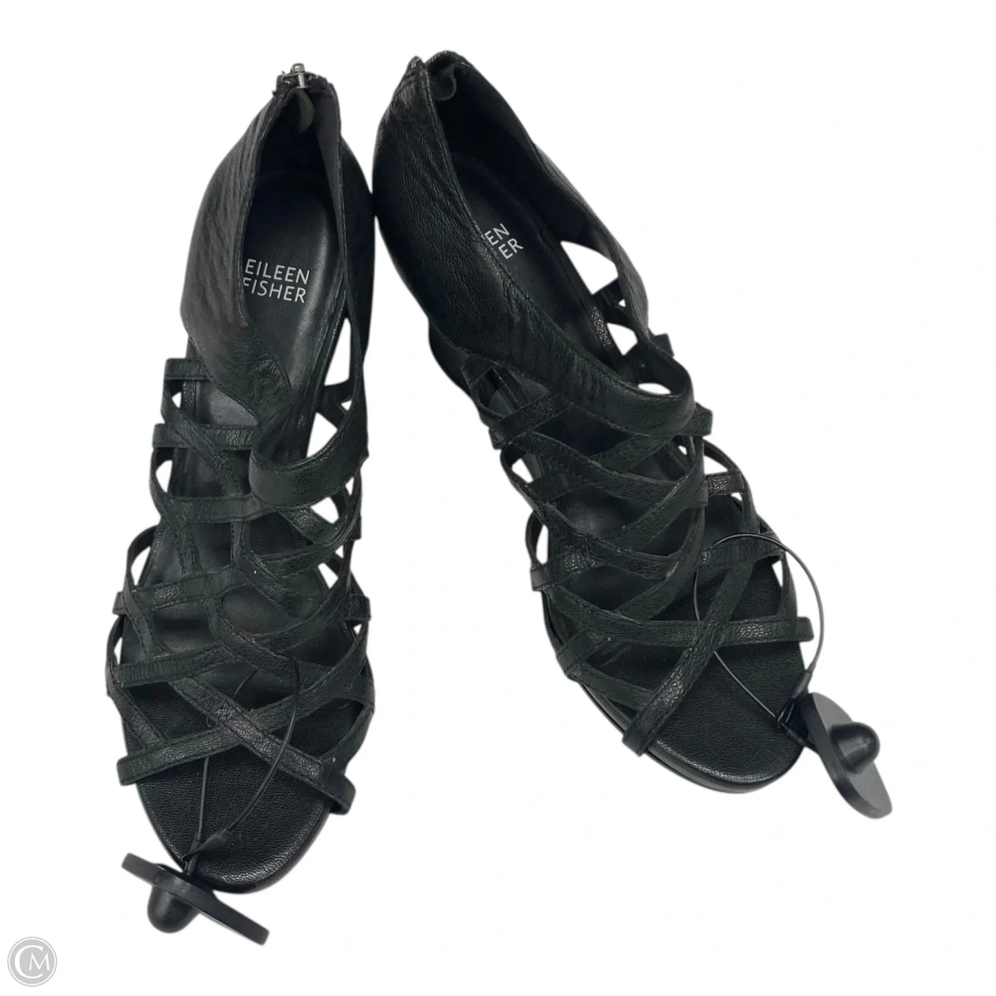 Shoes Designer By Eileen Fisher In Black, Size: 9.5