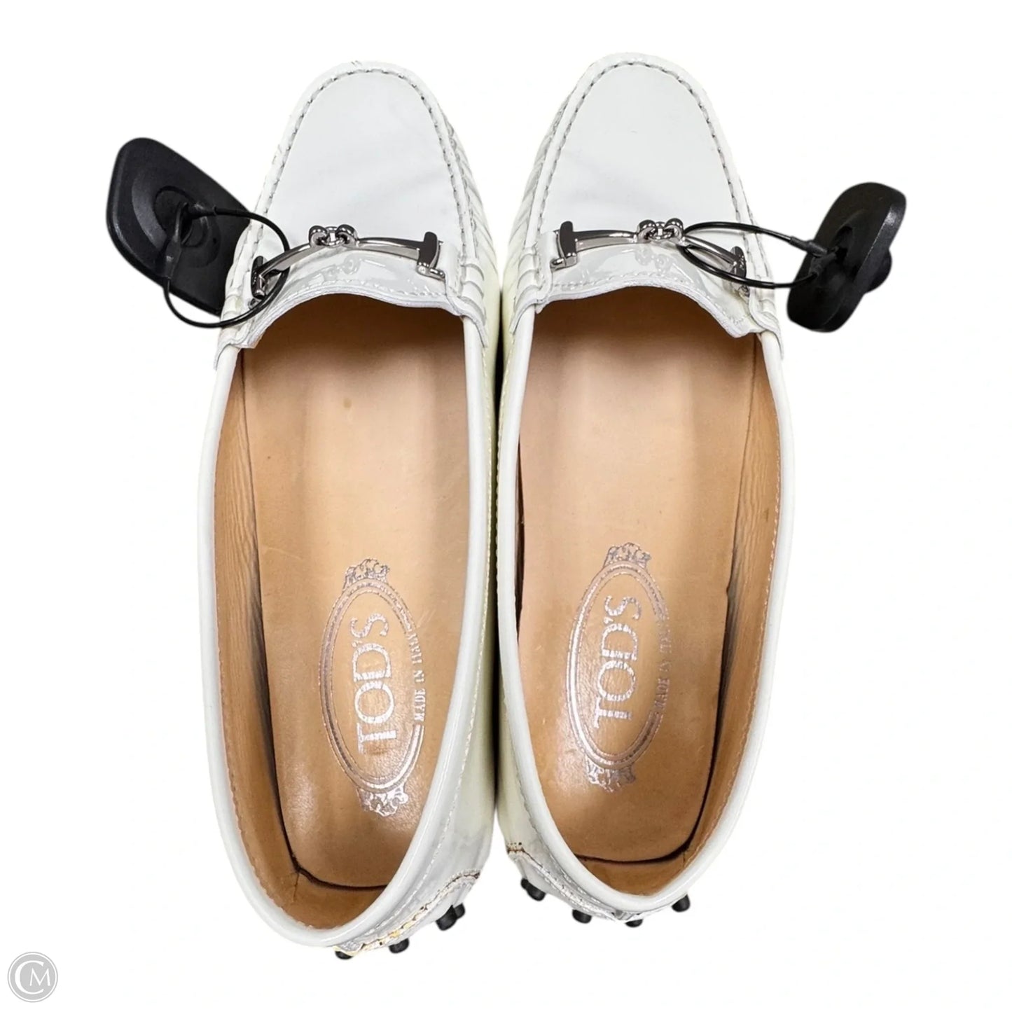 Shoes Luxury Designer By Tods In White, Size: 6.5