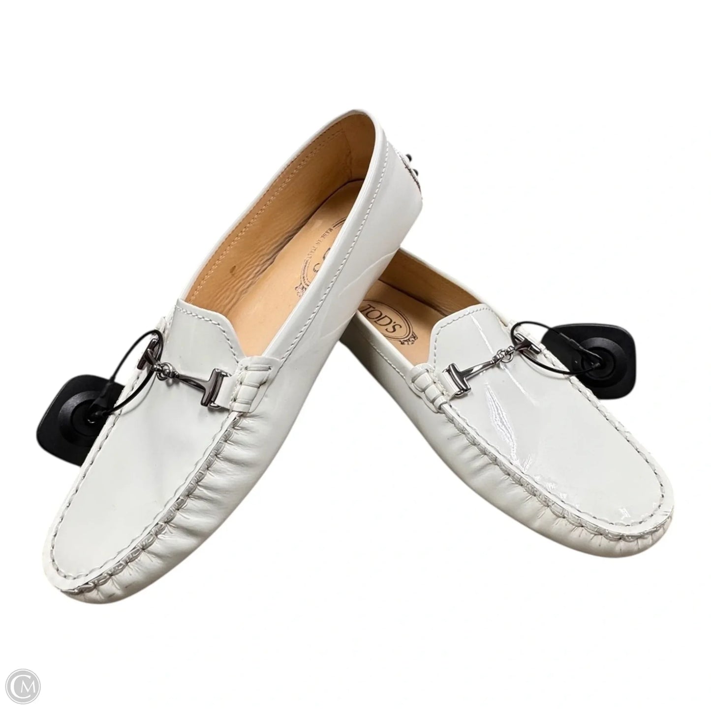 Shoes Luxury Designer By Tods In White, Size: 6.5