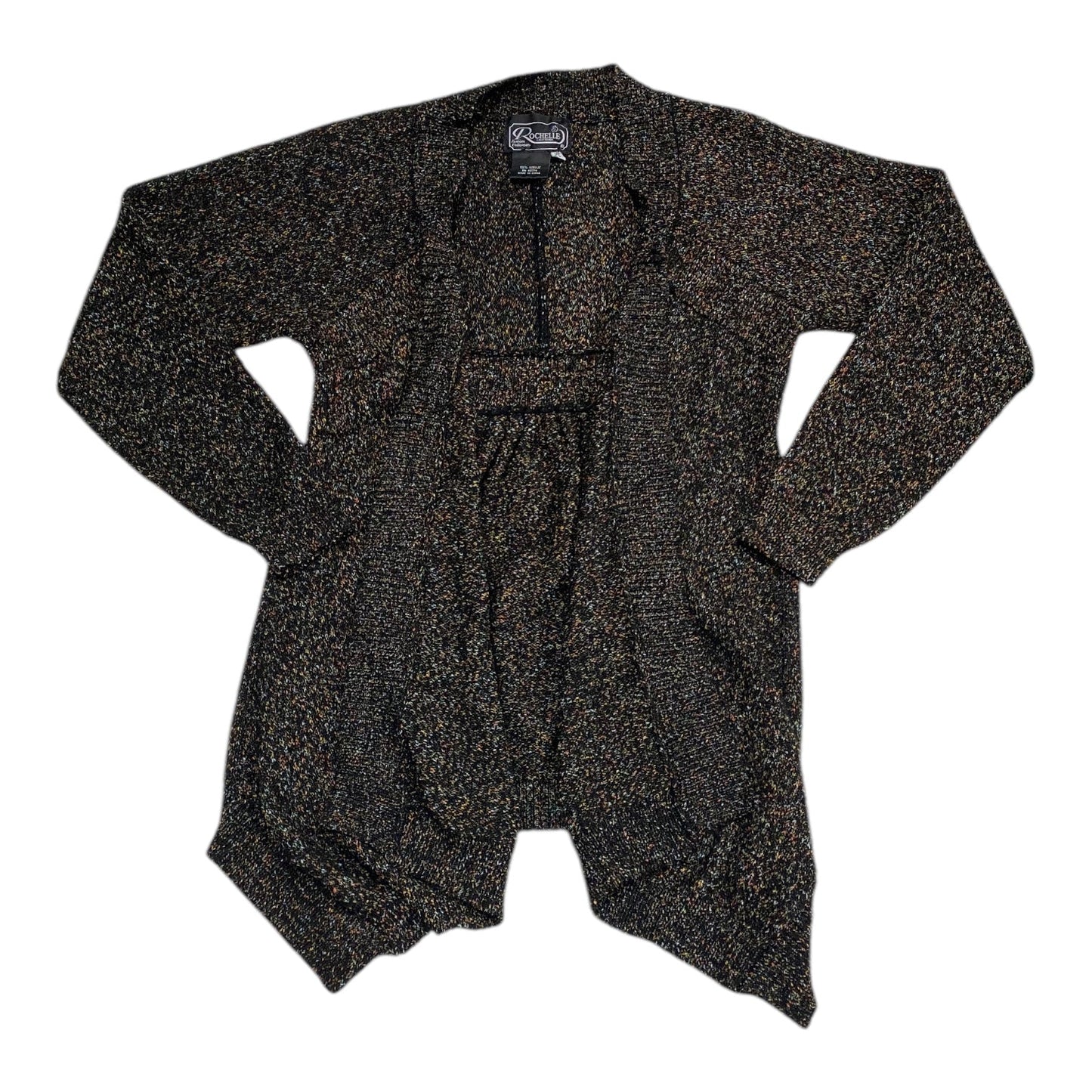 Sweater Cardigan By Rochelle In Black, Size: Xs