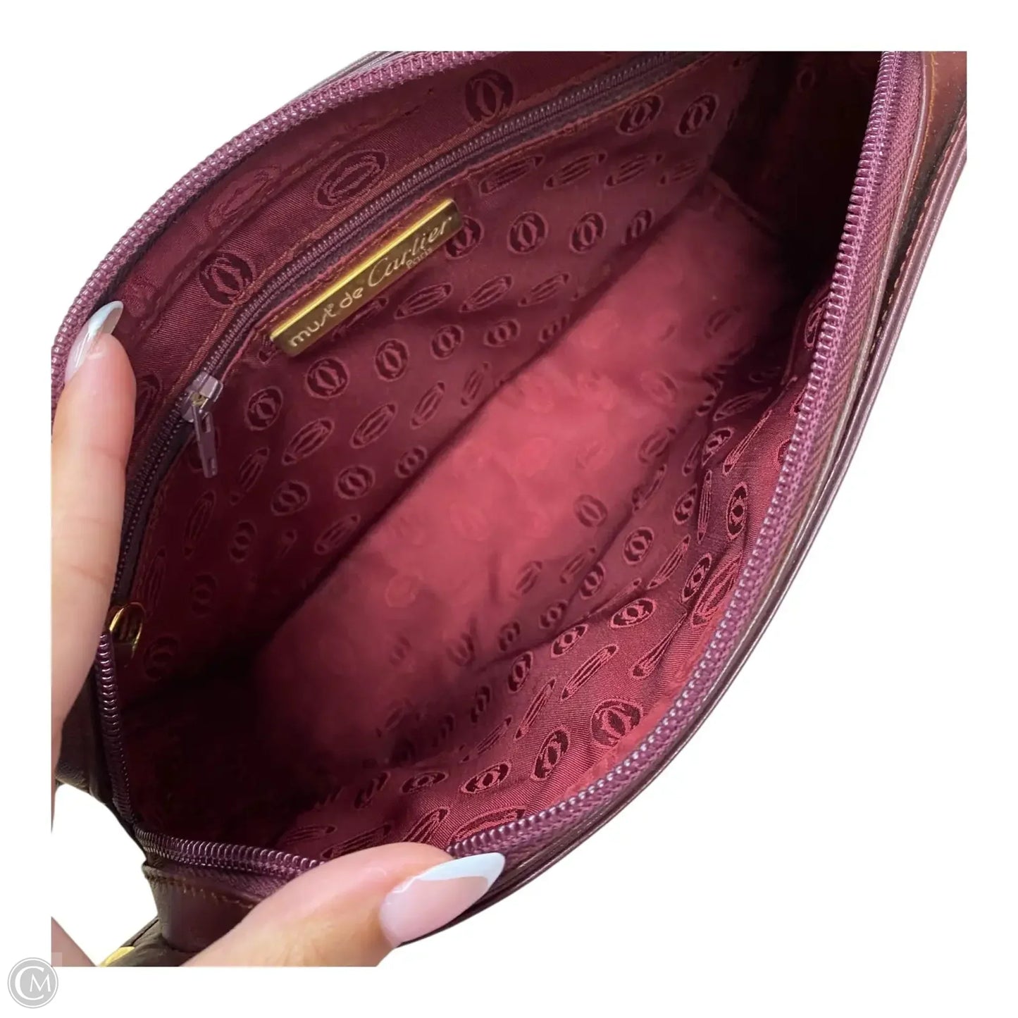 Clutch Luxury Designer By Cartier, Size: Medium