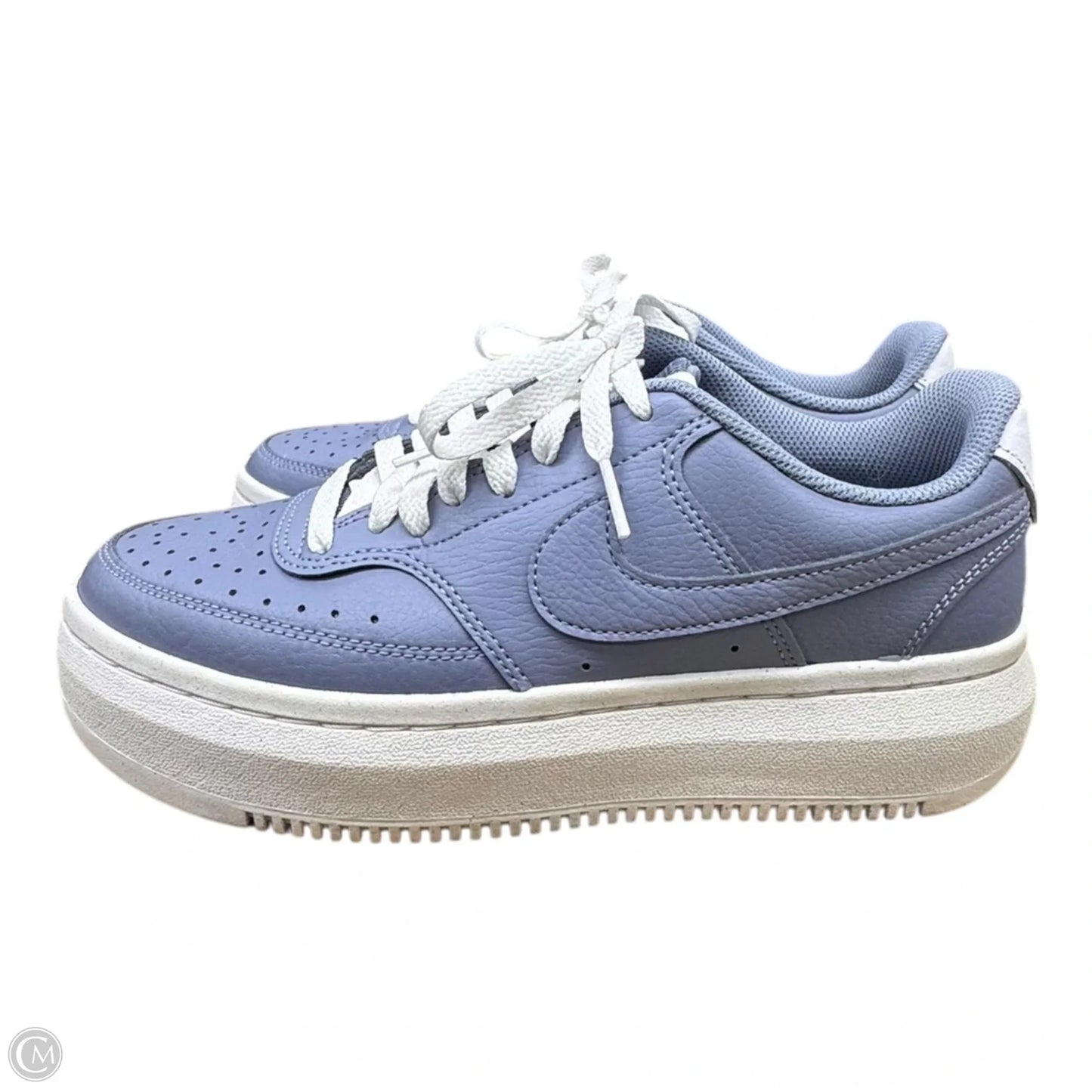 Shoes Sneakers By Nike In Blue & White, Size: 9