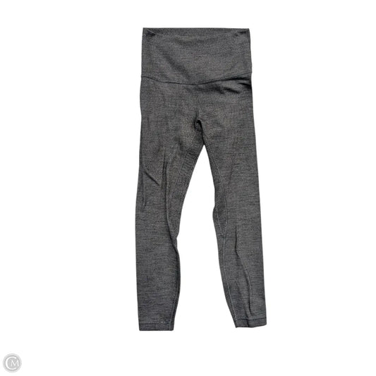 Athletic Leggings By Lululemon In Grey, Size: 10