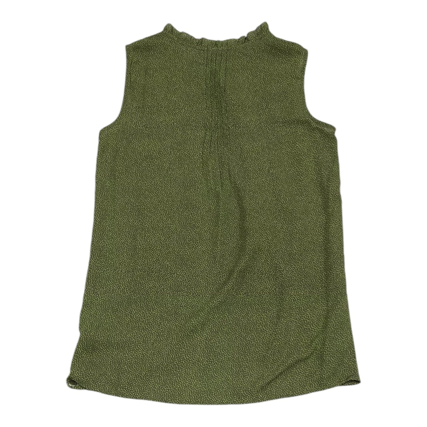 Top Sleeveless By Adrianna Papell In Green & Grey, Size: Xs