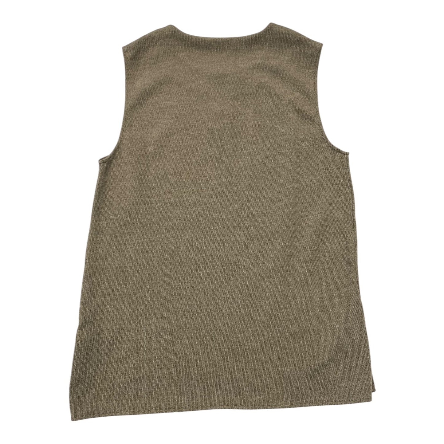 Top Sleeveless By Zara In Brown, Size: L