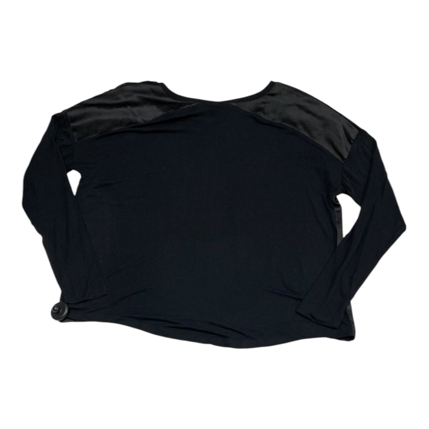 Top Long Sleeve By Charlie B In Black, Size: L