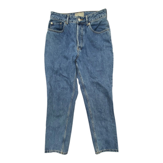 Jeans Straight By Everlane In Blue Denim, Size: 6