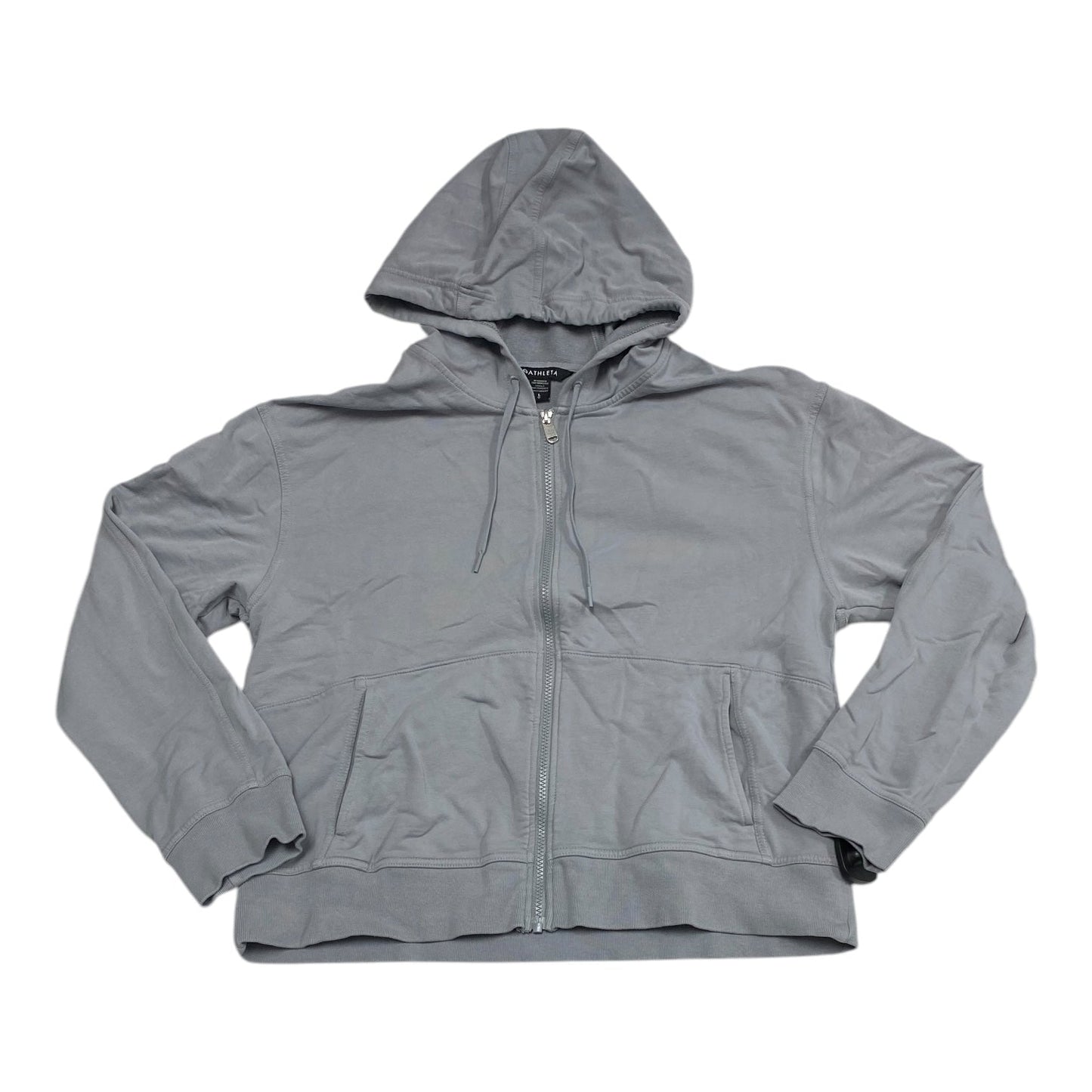 Athletic Jacket By Athleta In Grey, Size: L