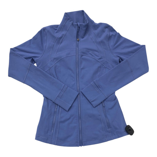 Athletic Jacket By Lululemon In Blue, Size: M