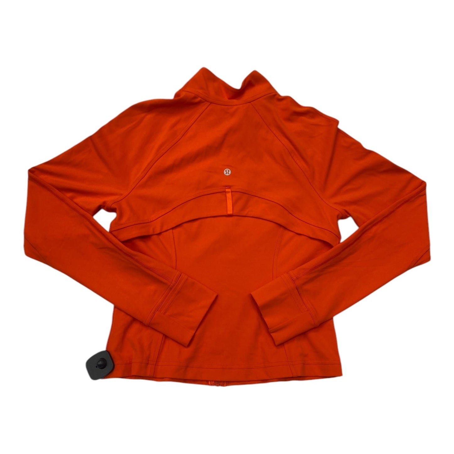 Athletic Jacket By Lululemon In Orange, Size: M