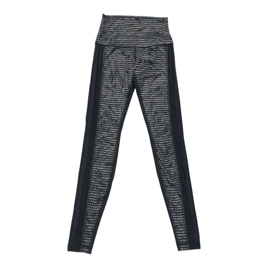 Athletic Leggings By Lululemon In Black & Grey, Size: S