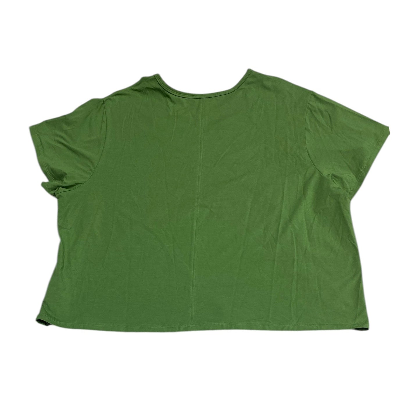 Athletic Top Short Sleeve By Athleta In Green, Size: 2x