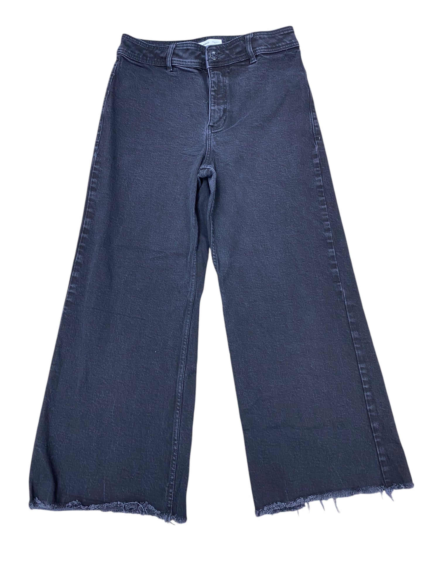 Jeans Flared By Mng In Black Denim, Size: 10