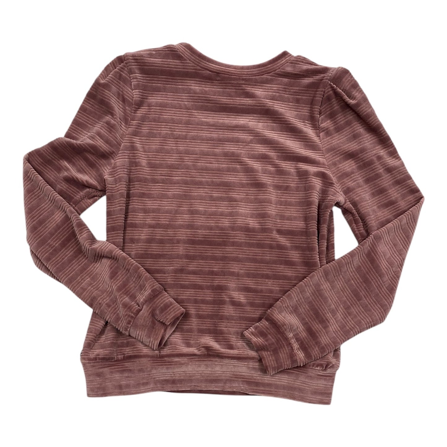 Top Long Sleeve By Evereve In Mauve, Size: S