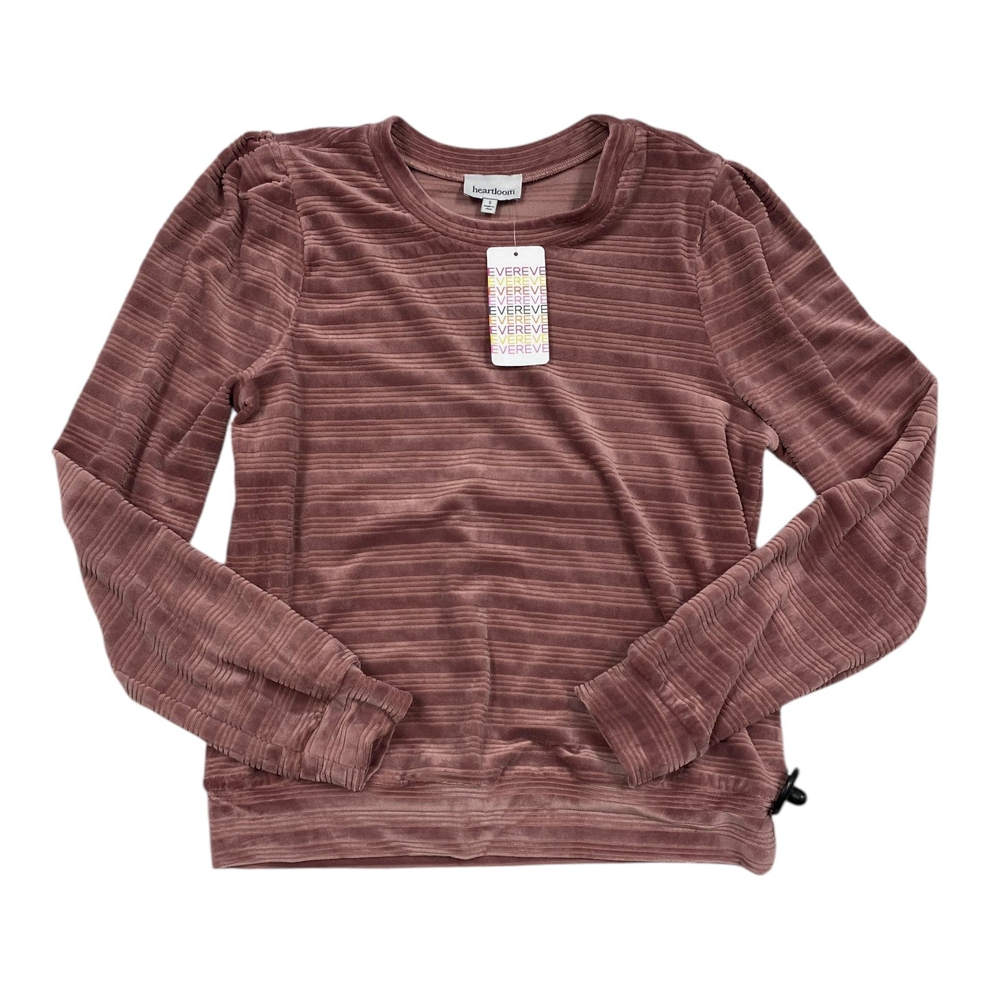 Top Long Sleeve By Evereve In Mauve, Size: S