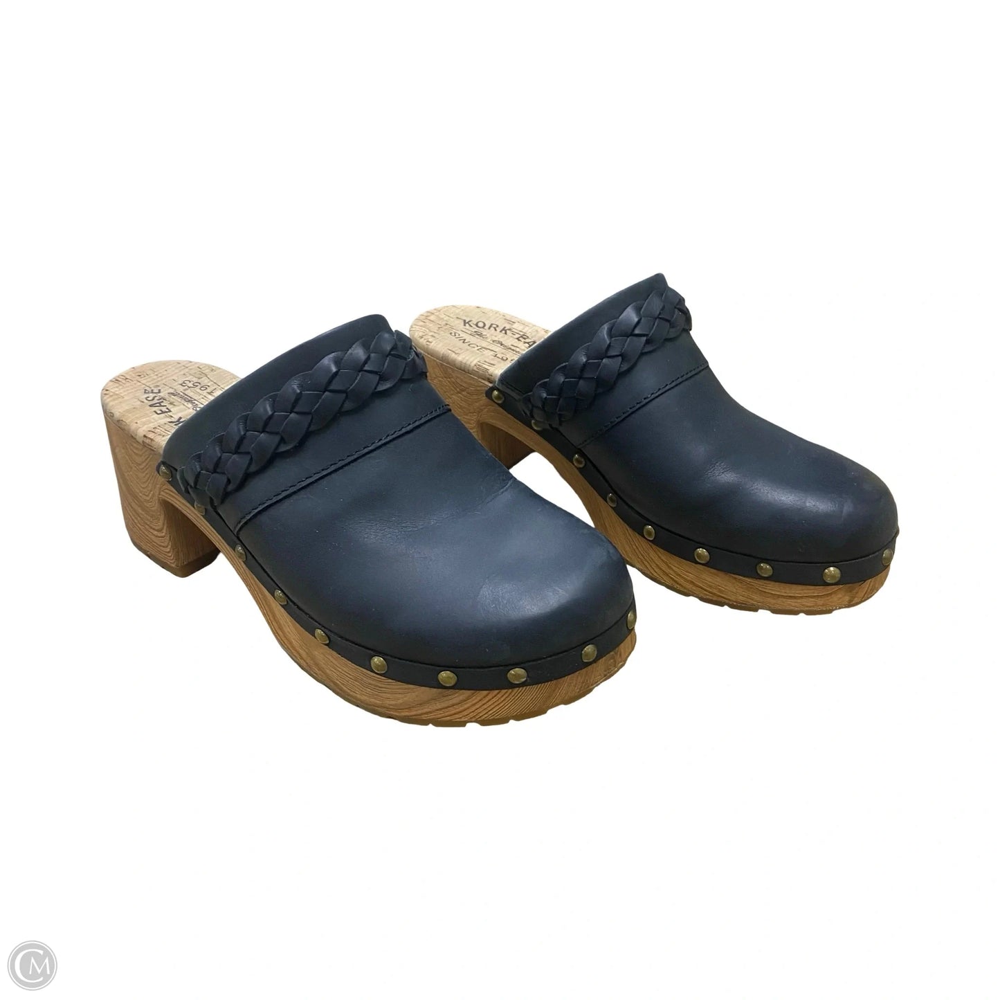 Shoes Heels Block By Kork Ease In Black & Brown, Size: 8