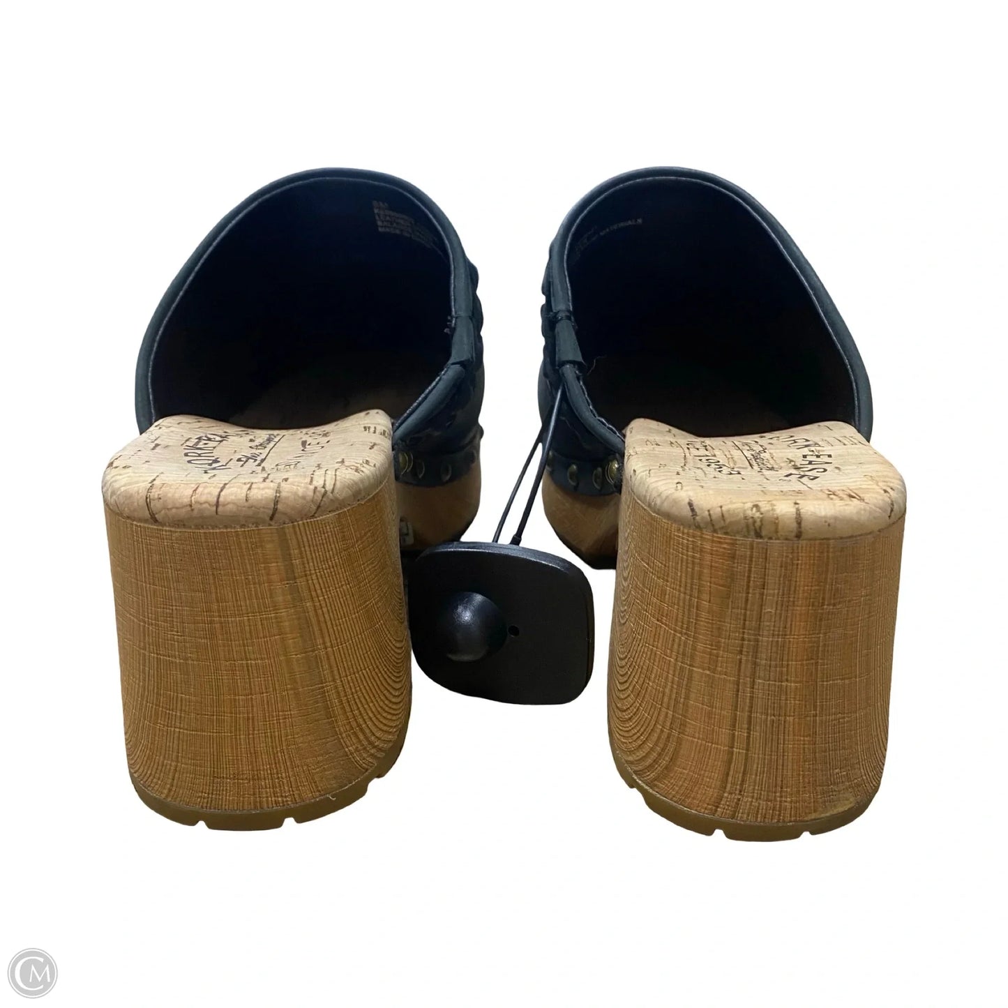 Shoes Heels Block By Kork Ease In Black & Brown, Size: 8