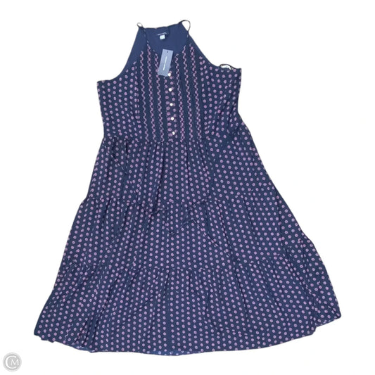 Dress Casual Maxi By Tommy Hilfiger In Blue, Size: 16