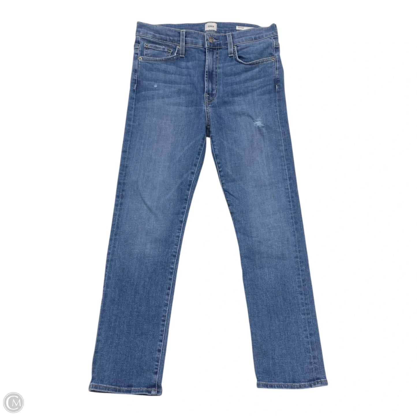 Jeans Straight By Edwin In Blue Denim, Size: 6