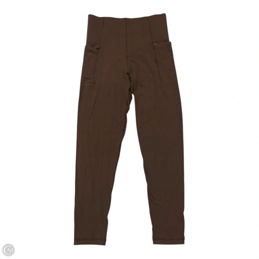 Athletic Leggings By Offline In Brown, Size: M
