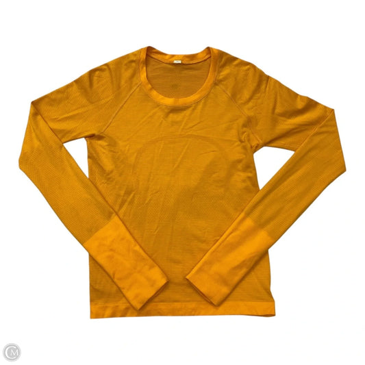 Athletic Top Long Sleeve Crewneck By Lululemon In Yellow