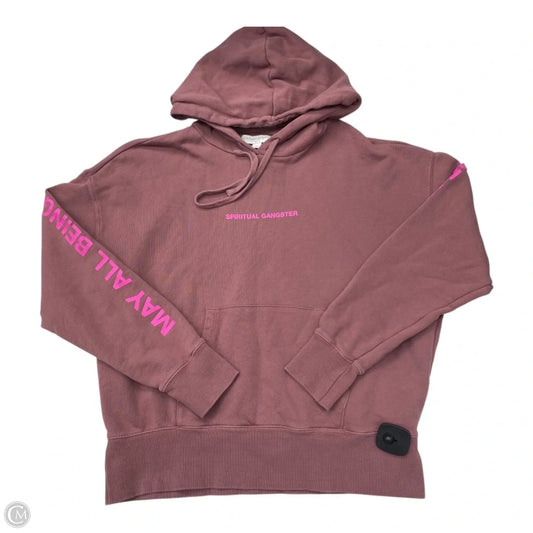 Sweatshirt Hoodie By Spiritual Gangster In Pink, Size: S