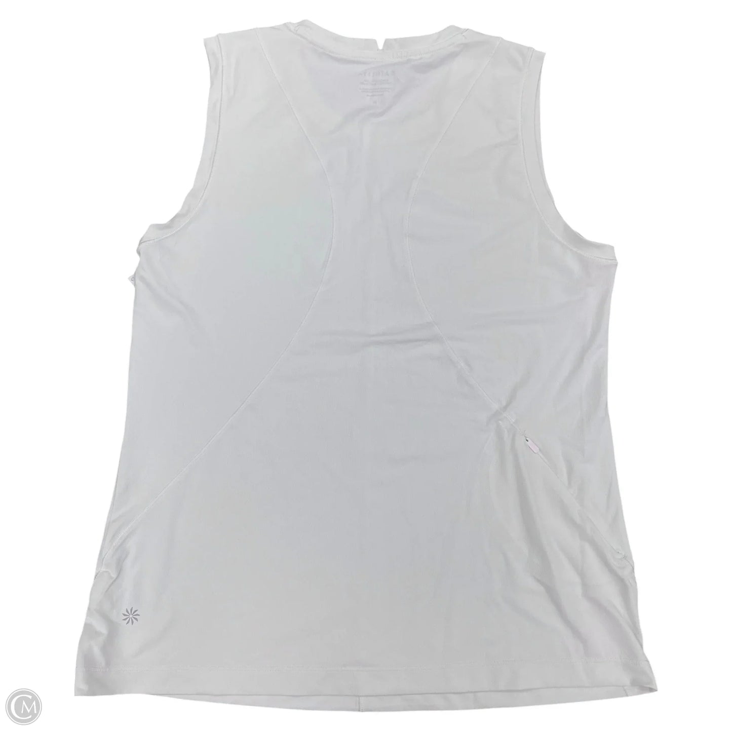 Athletic Tank Top By Athleta In White, Size: M