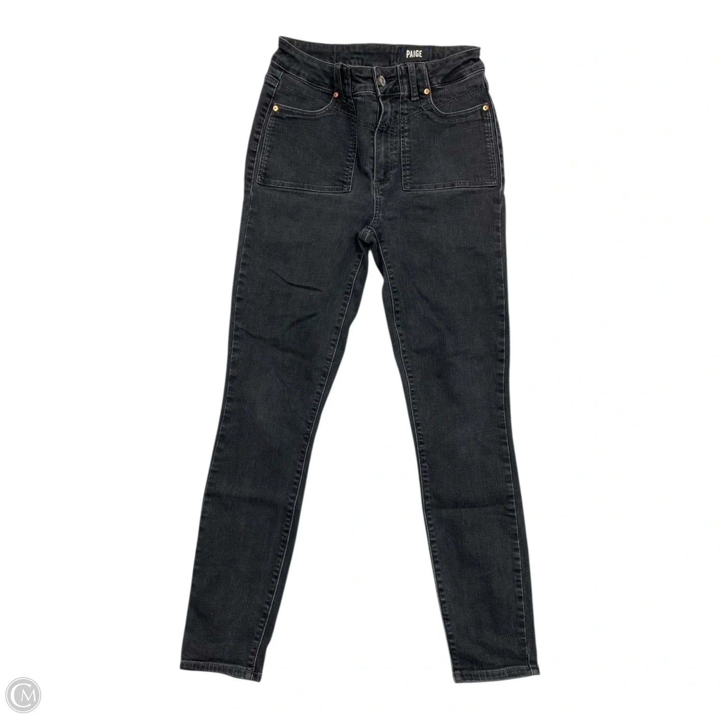 Jeans Skinny By Paige In Grey Denim, Size: 6