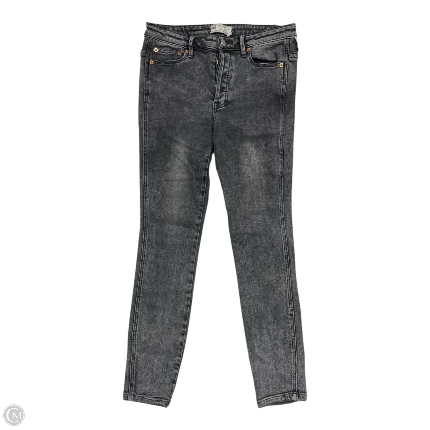 Jeans Jeggings By Free People In Grey Denim, Size: 4