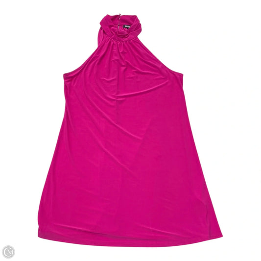 Dress Casual Midi By Express In Pink, Size: L