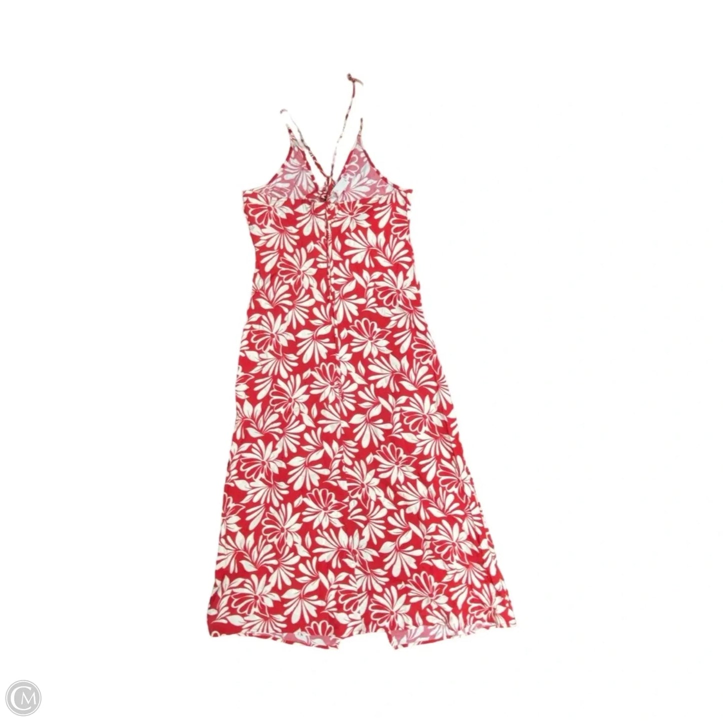 Dress Casual Maxi By Gap In Red & White, Size: M