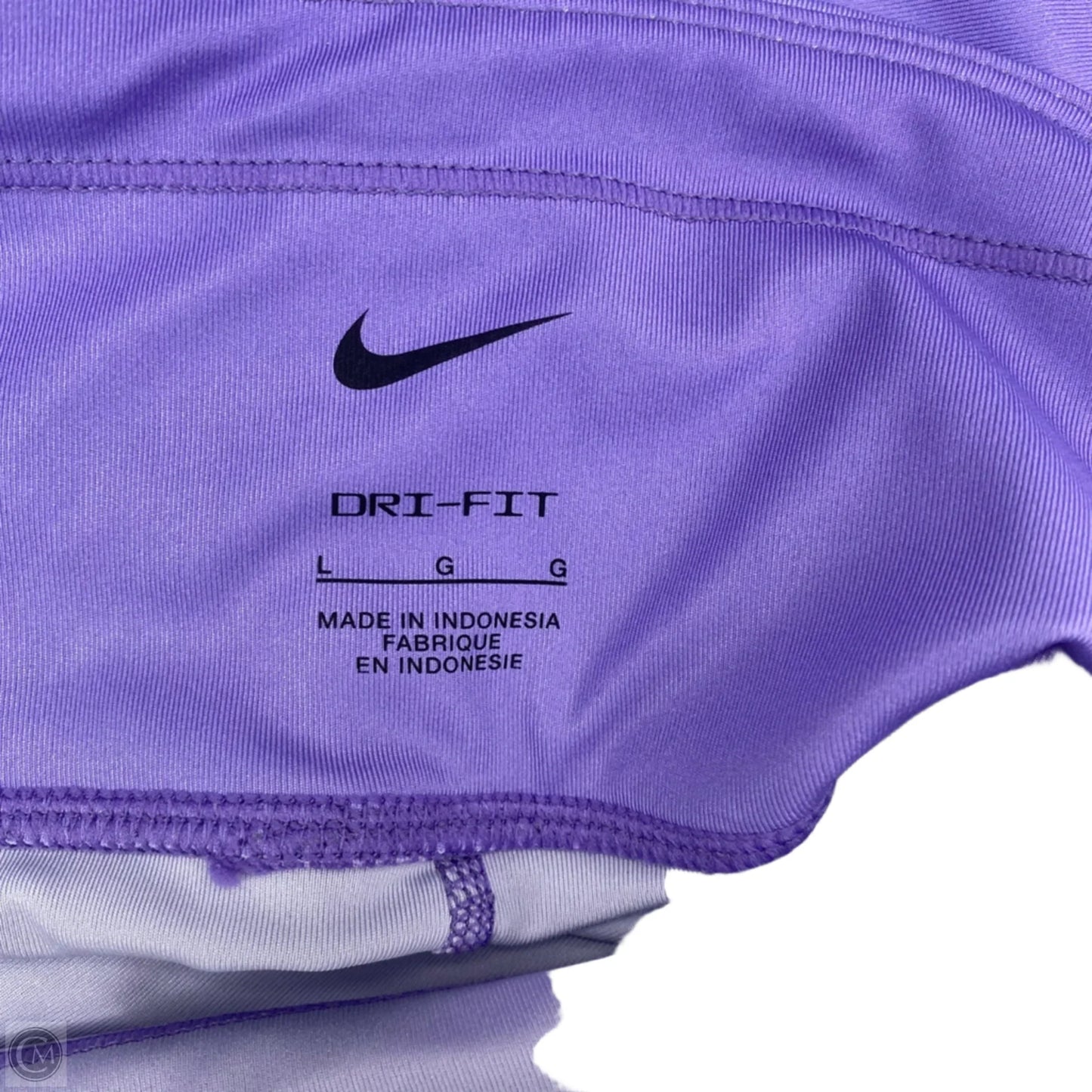 Athletic Leggings By Nike In Purple, Size: 14