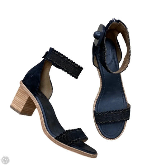 Sandals Designer By Frye In Black & Brown, Size: 9